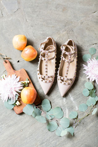 Свадебный стиль: балетки для невесты 