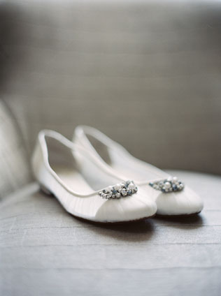 Свадебный стиль: балетки для невесты 