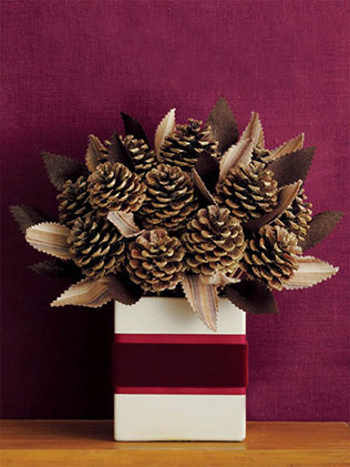 бархат в декоре свадьбы, декор вазы