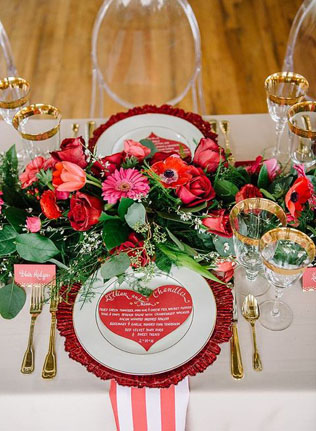 Be My Valentine! Свадьба в стиле Дня всех влюбленных 