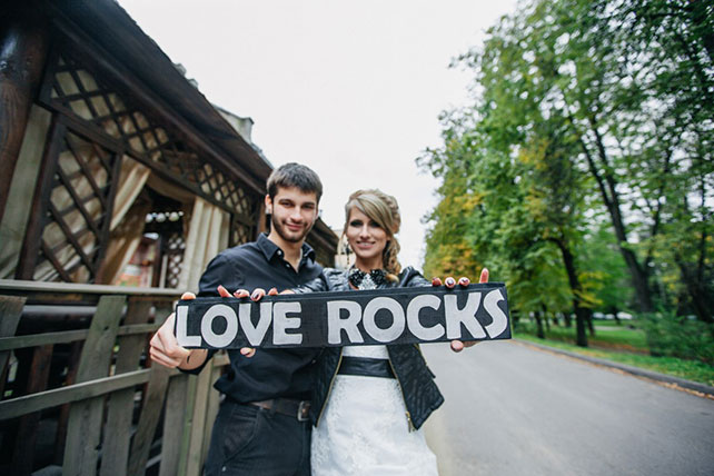 Фотопроект Blogger Bride, фотосессия с надписью