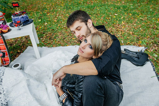 Фотопроект Blogger Bride, жених и невеста в парке