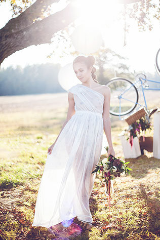 Фотопроект Blogger Bride, фотосессия в воздушном стиле, платье невесты
