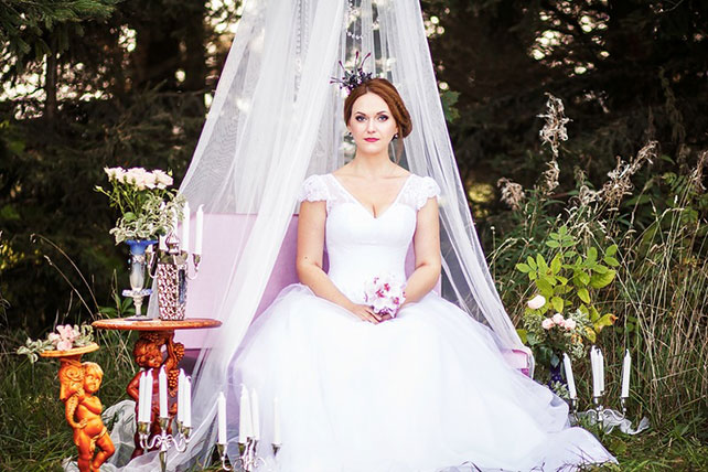 Фотопроект Blogger Bride. Часть 2, невеста-принцесса