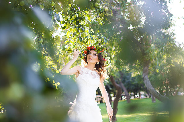 Фотопроект Blogger Bride. Часть 2, невеста в лесу