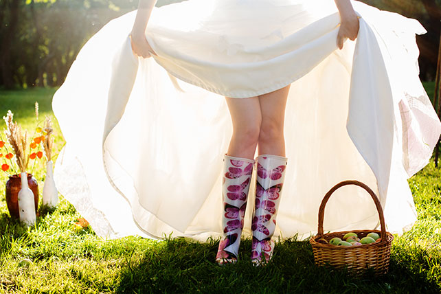 Фотопроект Blogger Bride. Часть 2, невеста в резиновых сапогах