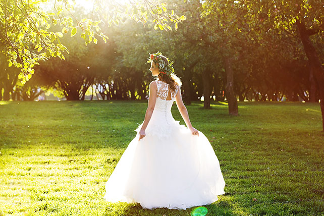 Фотопроект Blogger Bride. Часть 2, невеста в лесу