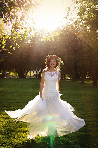 Фотопроект Blogger Bride. Часть 2, осенняя невеста в лесу