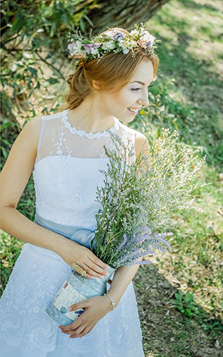 Фотопроект Blogger Bride. Часть 2, невевста в стиле прованс