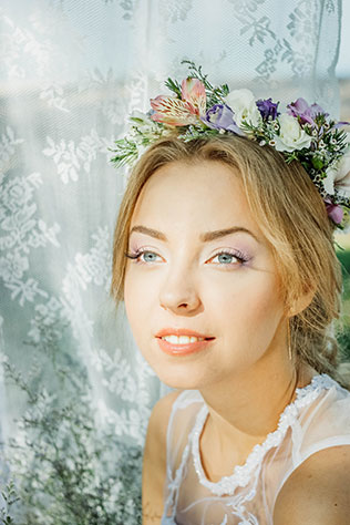 Фотопроект Blogger Bride. Часть 2, портрет невесты в стиле прованс