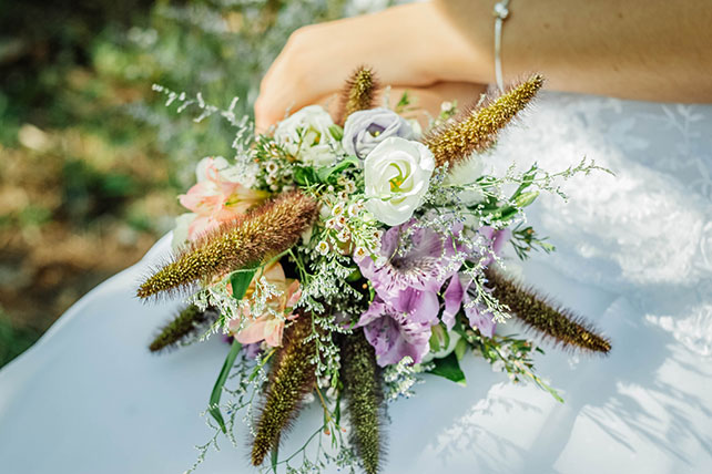 Фотопроект Blogger Bride. Часть 2, букет невесты в стиле прованс