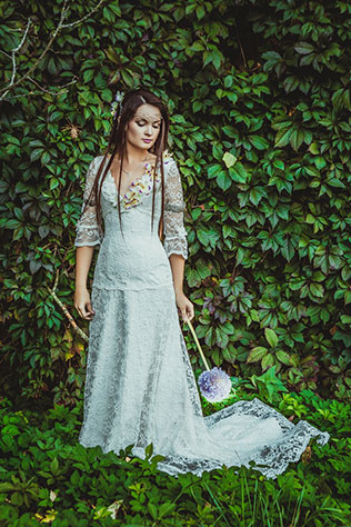 Фотопроект Blogger Bride - 3, невеста в образе лесной феи