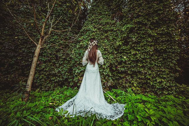 Фотопроект Blogger Bride - 3, невеста в образе лесной феи