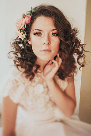 Фотопроект Blogger Bride-3, невеста в образе дюймовочки