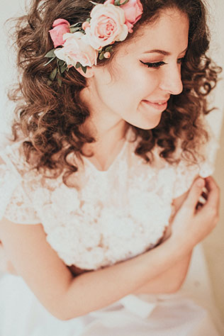 Фотопроект Blogger Bride-3, невеста в образе дюймовочки