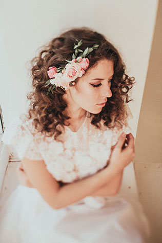 Фотопроект Blogger Bride-3, невеста в образе дюймовочки