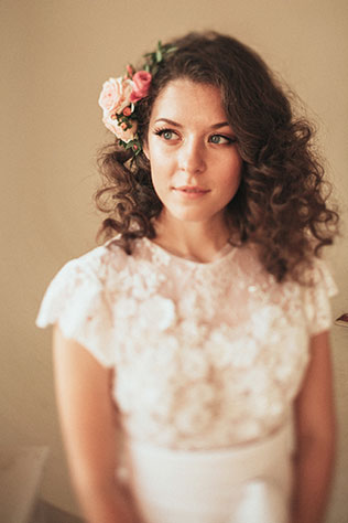 Фотопроект Blogger Bride-3, невеста в образе дюймовочки