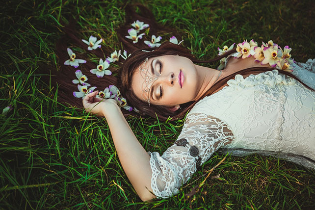 Фотопроект Blogger Bride - 3, невеста в образе лесной феи