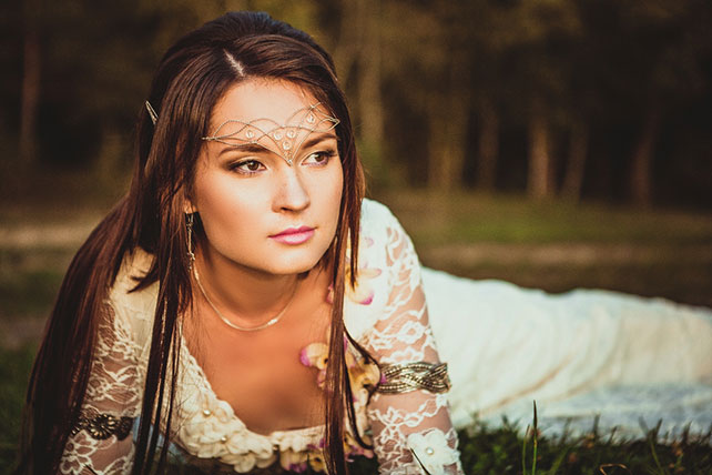 Фотопроект Blogger Bride - 3, невеста в образе лесной феи