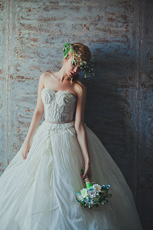 Фотопроект Blogger Bride-3, невеста в образе нимфы