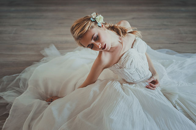 Фотопроект Blogger Bride-3, невеста в образе нимфы