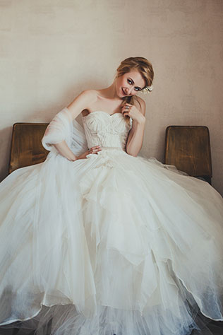 Фотопроект Blogger Bride-3, невеста в образе нимфы