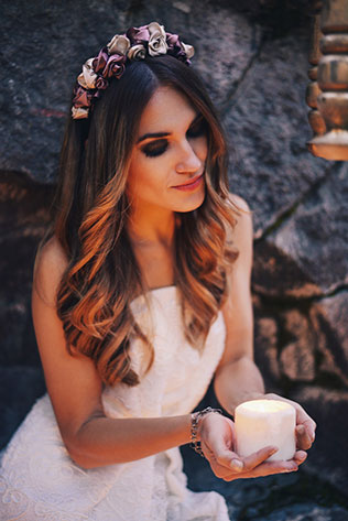 Фотопроект Blogger Bride-3, невеста в старинной усадьбе