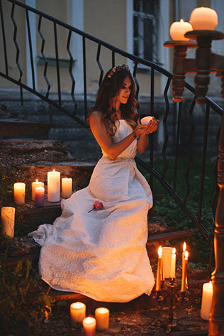 Фотопроект Blogger Bride-3, невеста в старинной усадьбе
