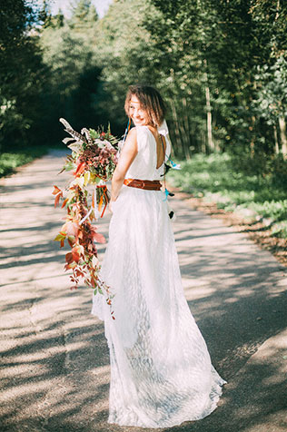 Фотопроект Blogger Bride-3, индейские мотивы, образ невесты