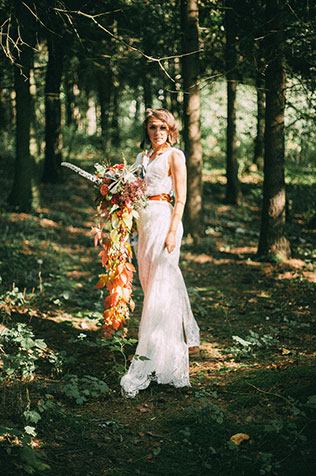 Фотопроект Blogger Bride-3, индейские мотивы, образ невесты