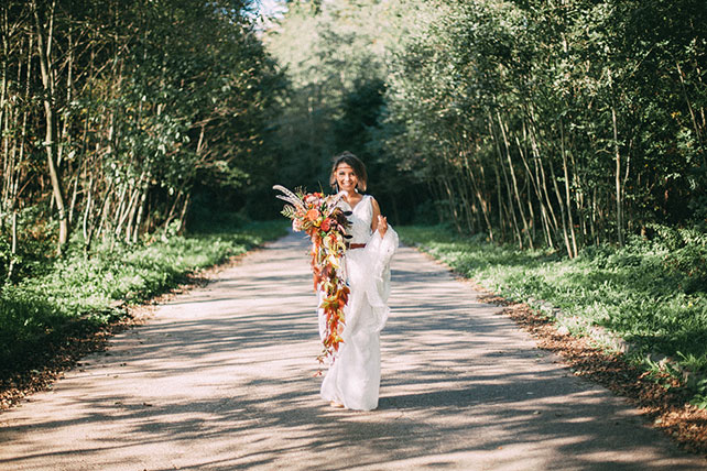 Фотопроект Blogger Bride-3, индейские мотивы, образ невесты