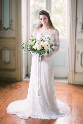 Cвадьба в голубых и золотых тонах