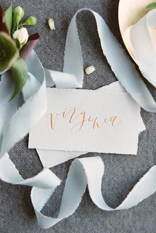 Cвадьба в голубых и золотых тонах