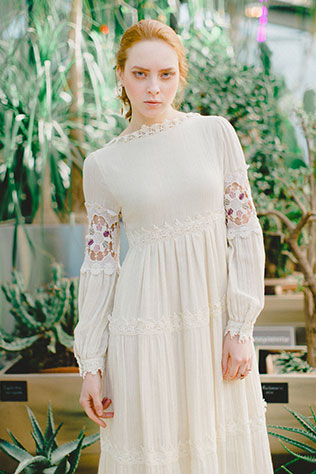 утро невесты в стиле бохо, платье невесты