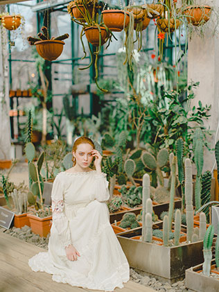 утро невесты в стиле бохо, образ невесты