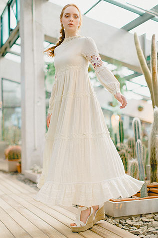 утро невесты в стиле бохо, образ невесты