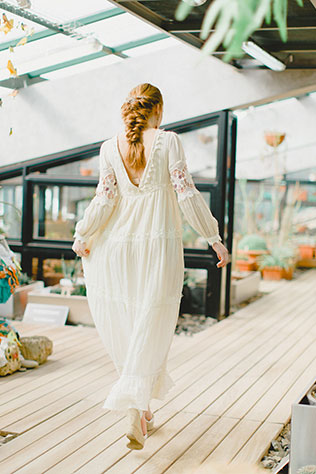 утро невесты в стиле бохо, образ невесты