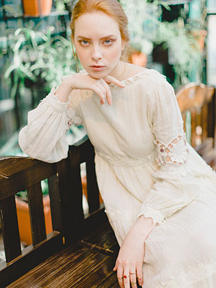 утро невесты в стиле бохо, образ невесты