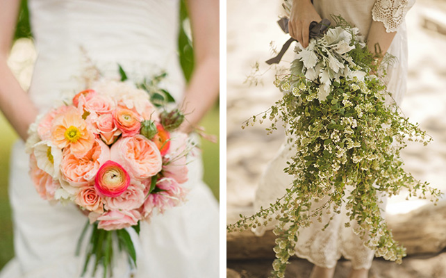Большой букет - тренд свадебной моды