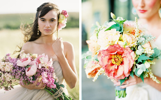 Большой букет - тренд свадебной моды