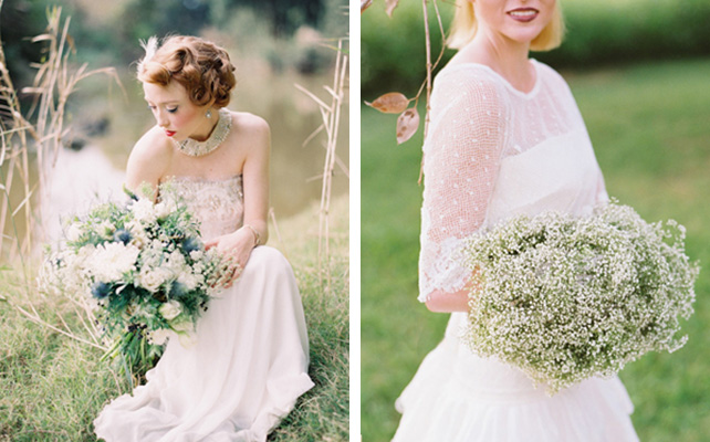 Большой букет - тренд свадебной моды