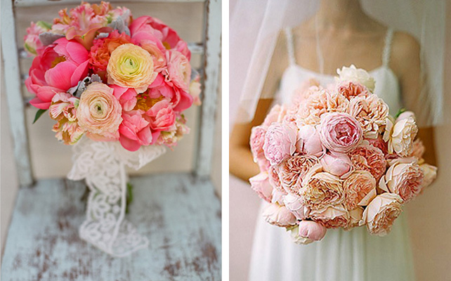 Большой букет - тренд свадебной моды