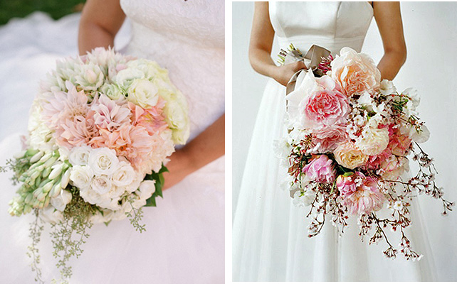 Большой букет - тренд свадебной моды