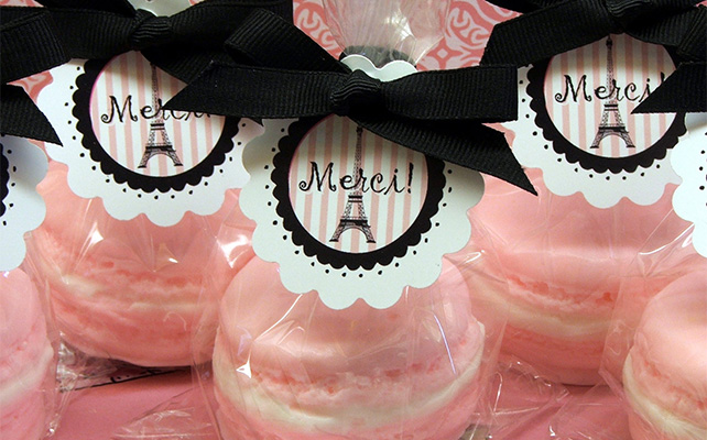 Бонбоньерки с макарунами