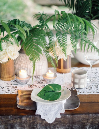 Botanical Style: 45 идей для декора свадебного стола 