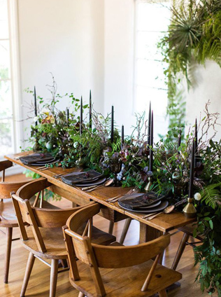 Botanical Style: 45 идей для декора свадебного стола 