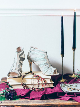 Холодное лето: ботильоны для невесты 