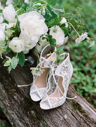 Холодное лето: ботильоны для невесты 