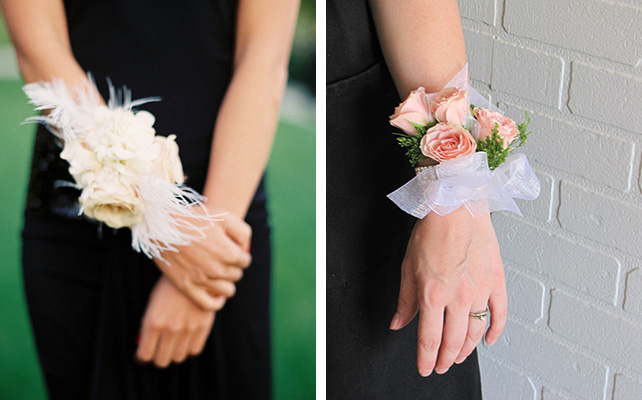 Бутоньерки подружек невесты