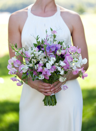 Букет невесты: что символизируют любимые цветы? Душистый горошек